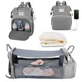 Sac à langer lit bébé 3en1 - Améthyste / quel sac à langer choisir / quoi mettre dans sac à langer / sac à langer lit avec matelas