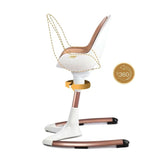 Chaise Haute Bébé Design Luxe Inclinable - Agate / Chaise haute bébé rotation 360° / Chaise haute bébé rotative et réglable