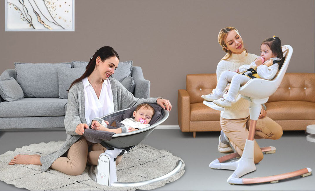 chaise-haute-pour-bebe-design-et-transat-balancelle-electrique